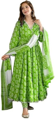 Fmkcreation Women Kurta Pant Dupatta Set