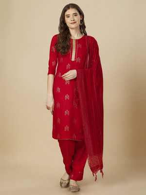 Zero Stitch Women Kurta Pant Dupatta Set