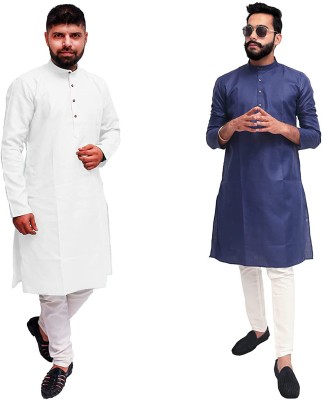 trendshon Men Kurta Pyjama Set