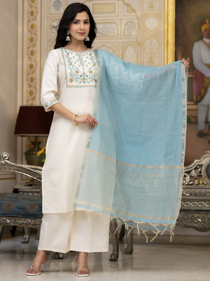 Vishudh Women Kurta Palazzo Set