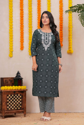 RASOKURTI Women Kurta Pant Set