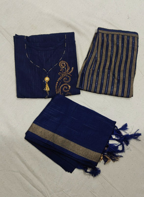 sadya attire Women Kurta Pant Dupatta Set