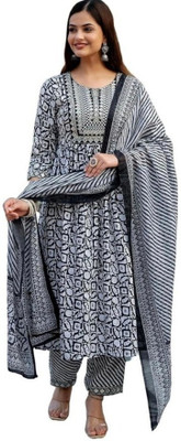 PAAYU CREATION Women Kurti Pant Dupatta Set