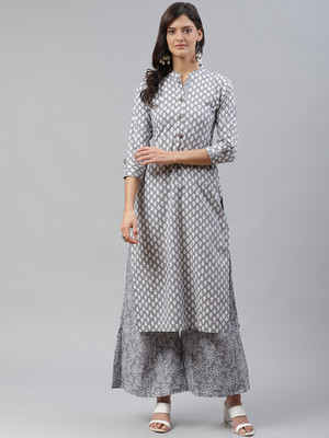 JC4U Women Kurta Palazzo Set