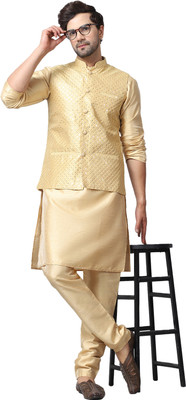 BEN COOPER Men Kurta Pyjama Ethnic Jacket Set