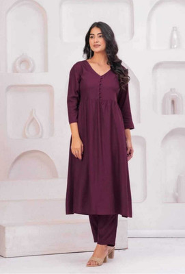 SRPNCH Women Kurti Pant Set