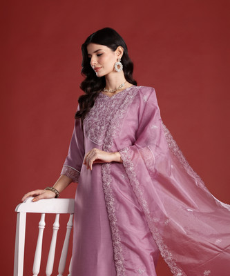 Indo Era Women Kurta Pant Dupatta Set