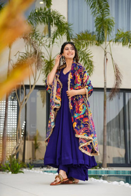 NARI DREAM Women Kurta Pant Dupatta Set