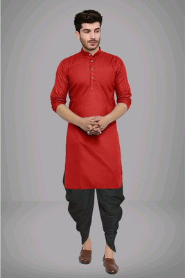 ZEDIN Men Kurta Dhoti Set