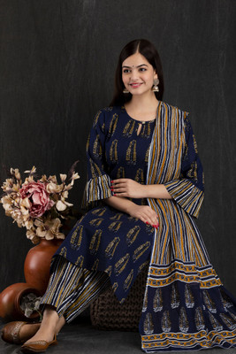Divastri Women Kurta Pant Dupatta Set