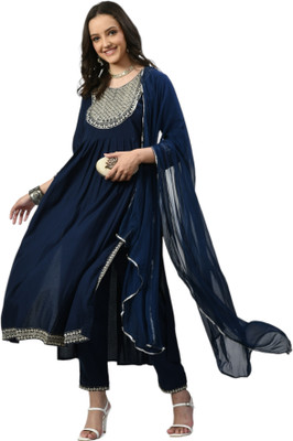 AnjuShree Choice Women Kurta Pant Dupatta Set