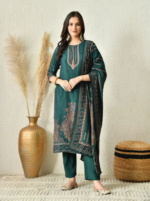 Hariks Women Kurta Pant Dupatta Set