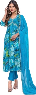 Shri Radhey Garments Women Kurta Pant Dupatta Set