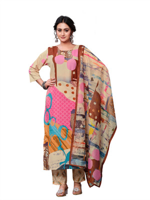 PARVOTSAV Women Kurti Pant Dupatta Set