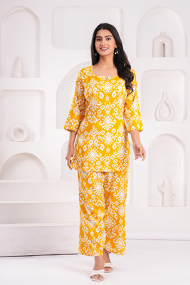 shobhit Women Kurta Palazzo Set