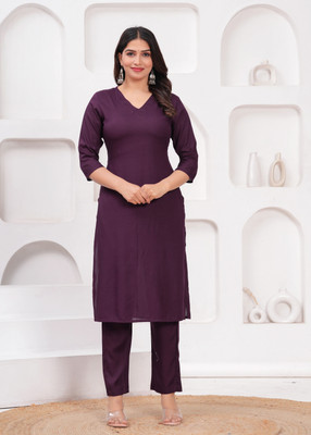 ANILINE Women Kurta Pant Set