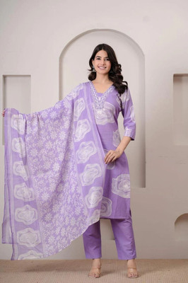 Ajay creation Women Kurti Pant Dupatta Set