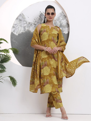 Yufta Women Kurta Pant Dupatta Set
