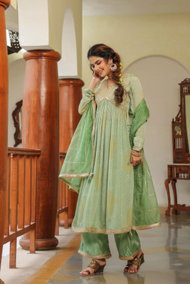 aaraas Women Kurta Pant Dupatta Set
