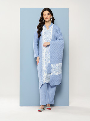 HERE&NOW Women Kurta Pant Dupatta Set