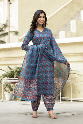 Klosia Women Kurta Pant Dupatta Set