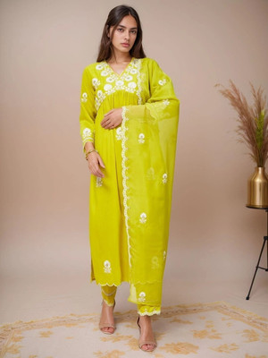 MOKOSH Women Kurta Pant Dupatta Set