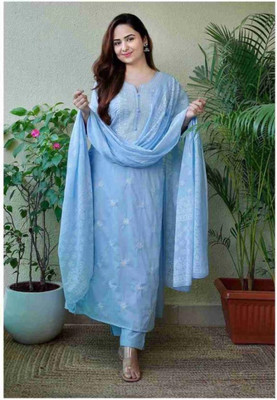 Zaneta Women Kurti Pant Dupatta Set