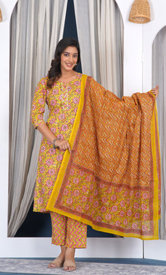 Prathmikta Women Kurti Pant Dupatta Set