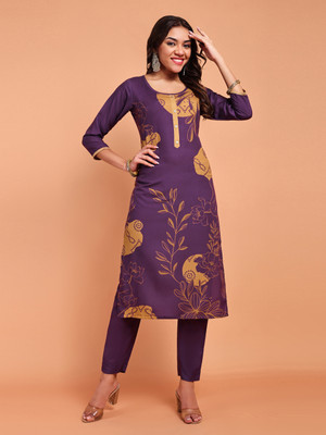 DECIZE CLOTHING Women Kurti Pant Set