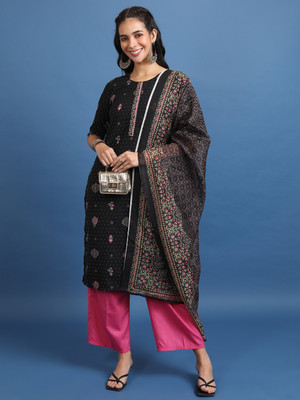 Vishudh Women Kurta Palazzo Dupatta Set