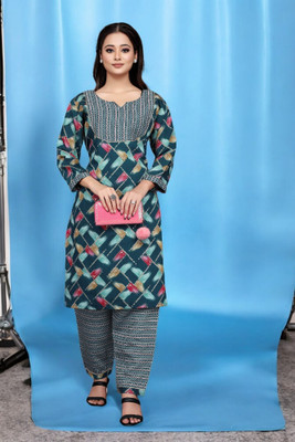 Jiyan Creations Women Kurta Pyjama Set