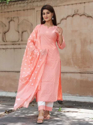 Marudhara Women Kurti Pant Dupatta Set
