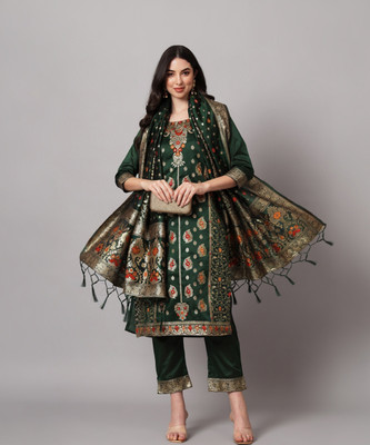 VredeVogel Women Kurta Pant Dupatta Set