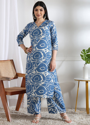 HIVA TRENDZ Women Kurti Palazzo Set