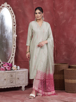 MOKOSH Women Kurta Pant Dupatta Set