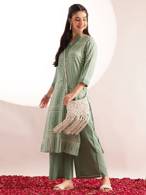 VBUYZ Women Kurta Palazzo Set