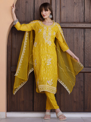 berrylicious Women Kurta Pant Dupatta Set