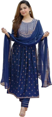 Yuvi Creation Women Kurta Pant Dupatta Set