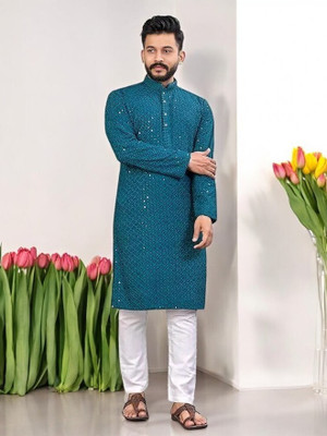 ATLY Men Kurta Pyjama Set