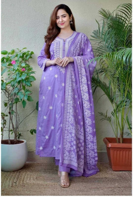 HARIOM CREATION Women Kurti Pant Dupatta Set
