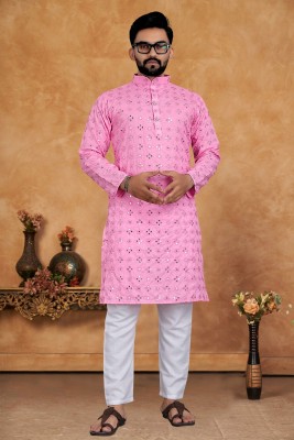 Kunj Creation Men Kurta Pyjama Set