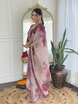 FancyFits Printed Kurta, Salwar & Dupatta Set