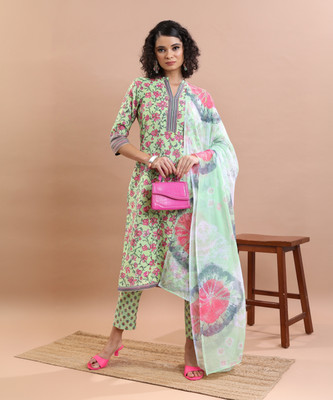 KETCH Women Kurta Pant Dupatta Set