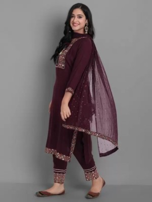 Uktextiles Women Kurta Churidar Dupatta Set