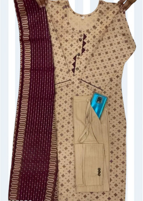 Leafhandlooms Women Kurta Pant Dupatta Set