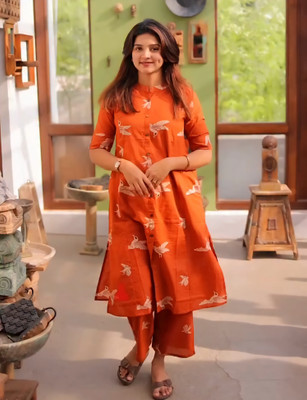 YAGNIK FASHION Women Kurti Palazzo Set