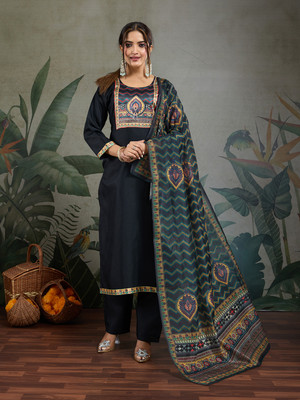TINKUDI Women Kurti Pant Dupatta Set