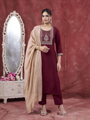 MOKOSH Women Kurta Pant Dupatta Set