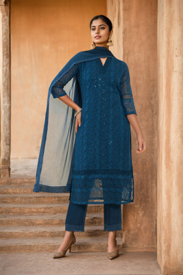 soch Women Kurta Pant Dupatta Set