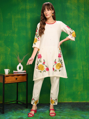 berrylicious Women Ethnic Top Pant Set